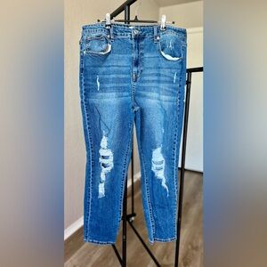 Celebrity Pink Ripped Denim Skinny Jeans